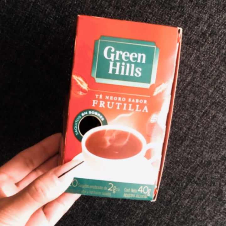 photo of Green hills Té de frutilla shared by @shelterforfoxes on  14 Jul 2022 - review