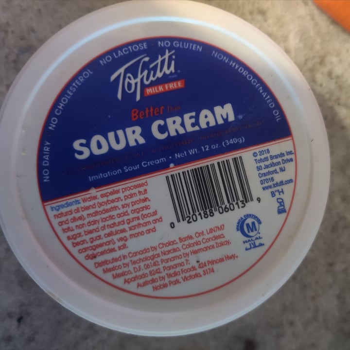 photo of Tofutti Better than Sour Cream shared by @vegun on  06 Nov 2021 - review