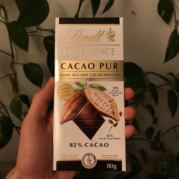 photo of Lindt Excellence Cacao Pur shared by @david- on  24 Feb 2021 - review