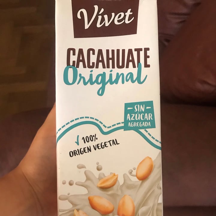 photo of Vívet Leche de Cacahuate sabor Original Sin Azúcar shared by @milivegg on  14 Feb 2021 - review