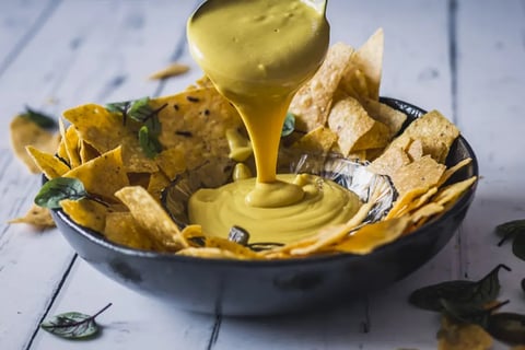 Here’s a recipe for the vegan nacho cheese sauce of your dreams