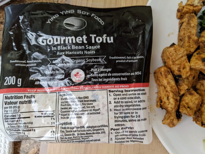 review photo of Ying Ying Soy Food Gourment Tofu in Black Bean Sauce shared by @lcaro on 27 Aug 2022 - review