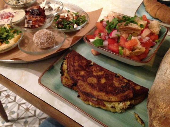 photo of Michelangelo Cafe Jaffa-style breakfast shared by @sarahhornik on  05 Sep 2019 - review