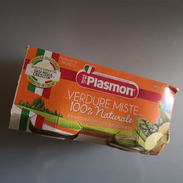 photo of Plasmon Omogeneizzato di verdure miste shared by @stephilosopher on  28 Jun 2022 - review