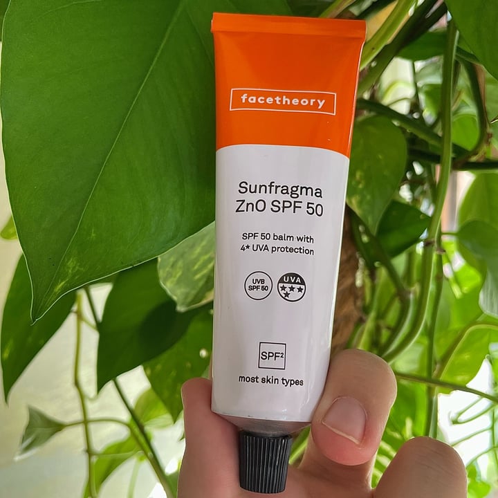 review photo of Facetheory Sunfragma ZnO SPF 50 shared by @communist-tofu on 06 Oct 2021 - review