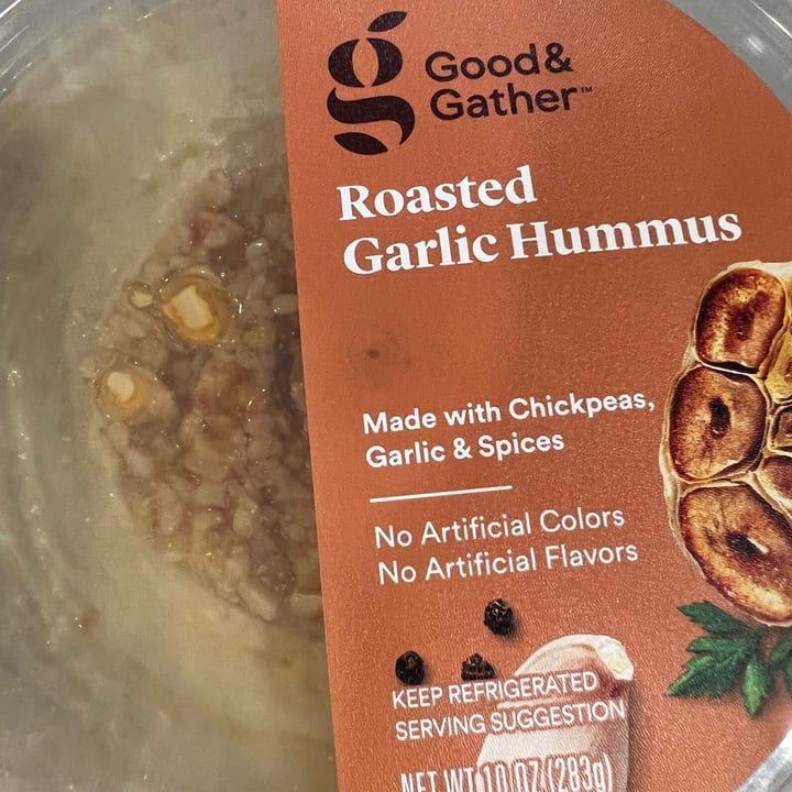 review photo of Good & Gather Roasted Garlic Hummus shared by @sophia8s on 28 Mar 2022 - review