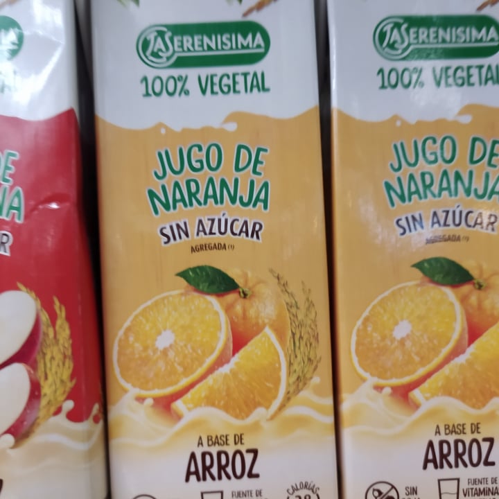 photo of La Serenísima Jugo De Naranja a Base de Arroz shared by @diogenes on  14 Jan 2022 - review