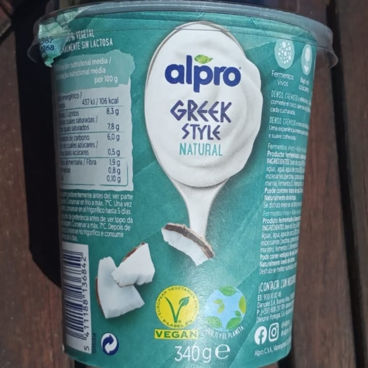 photo of Alpro greek style natural shared by @titoherbito on  22 Jun 2022 - review