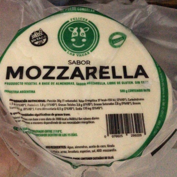 photo of Felices Las Vacas Mozzarella  shared by @florcalcagno on  24 Aug 2020 - review