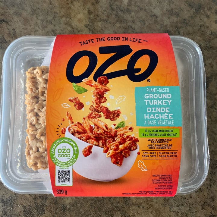 photo of Ozo plant based ground turkey shared by @louisg on  01 Aug 2022 - review