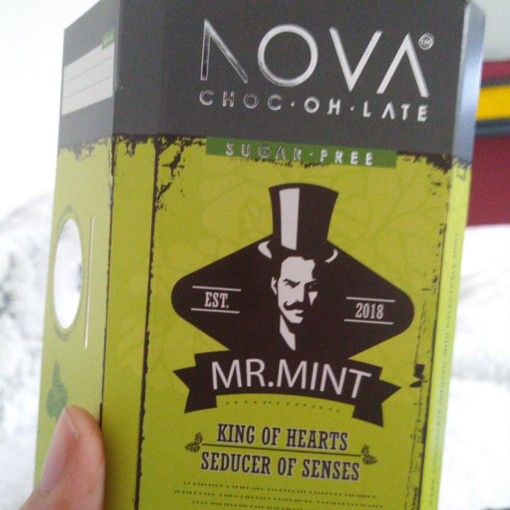 photo of NOVA Dark Chocolate with Mint shared by @andreaukou on  09 Nov 2020 - review