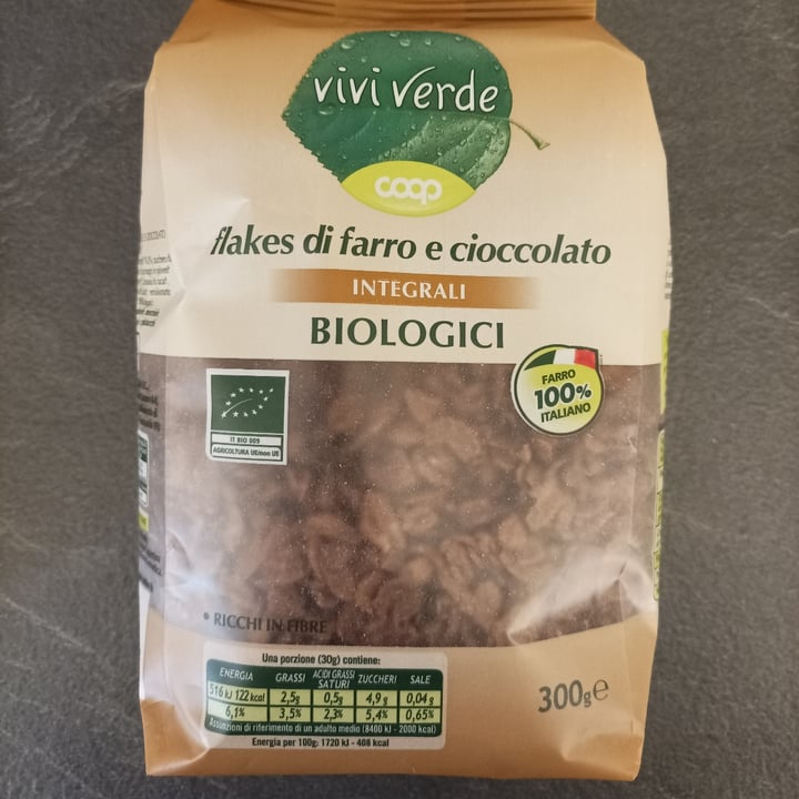 photo of Vivi Verde Coop Flakes Di Farro E Cioccolato shared by @antea on  06 Apr 2022 - review