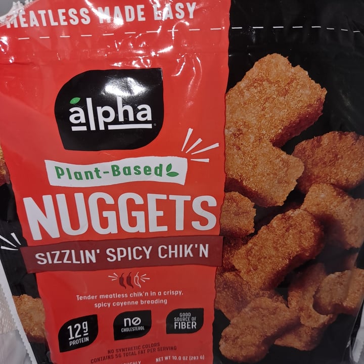 photo of Alpha Foods Plant-Based Nuggets - Sizzlin' Spicy Chik'n shared by @mychelle68 on  07 Dec 2021 - review