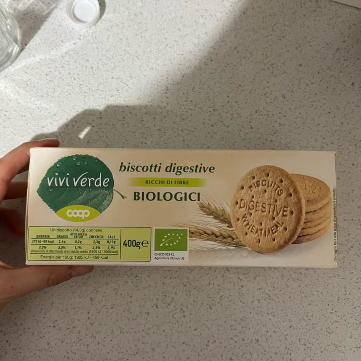 photo of Vivi Verde Coop Biscotti digestive shared by @francineveg on  13 Feb 2022 - review