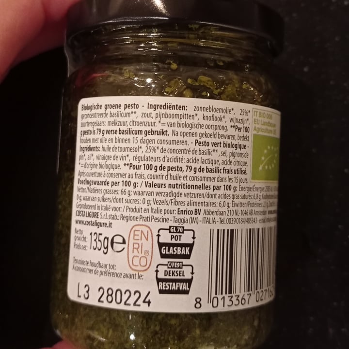 photo of Costa ligure Pesto genovese shared by @nuriawashungry on  14 May 2022 - review