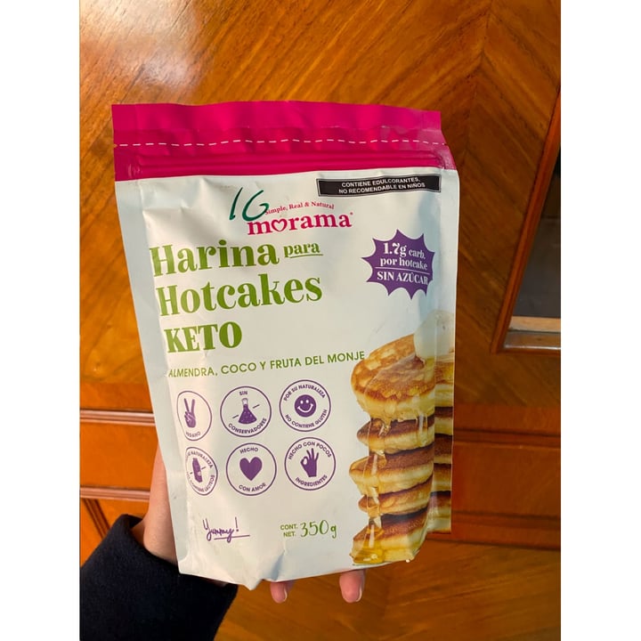 review photo of Morama Harina para hot cakes KETO almendra coco y fruta del monje shared by @annacondobleene on 09 Aug 2022 - review