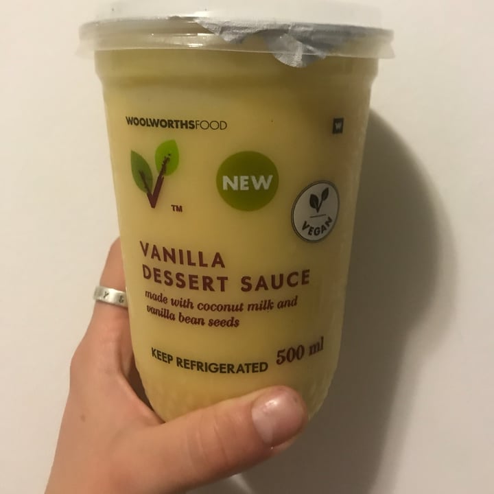 photo of Woolworths Food Vanilla dessert sauce shared by @meganimal on  08 Nov 2021 - review