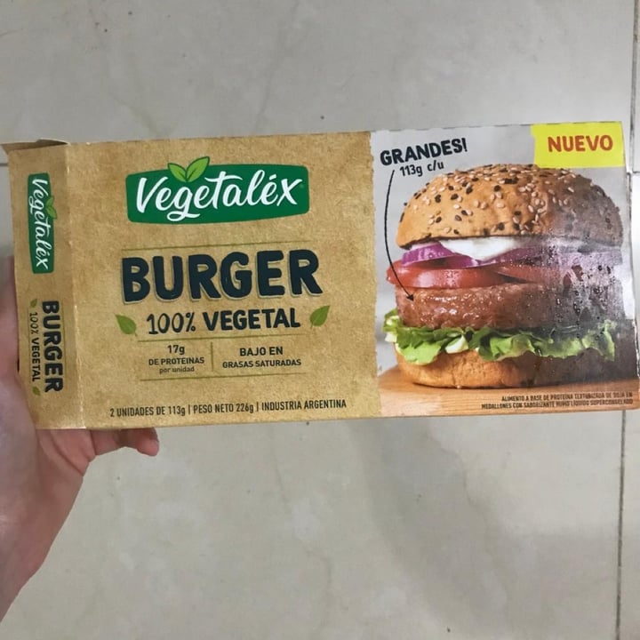 photo of Vegetalex Burger 100% Vegetal shared by @greencharlie on  01 Feb 2022 - review