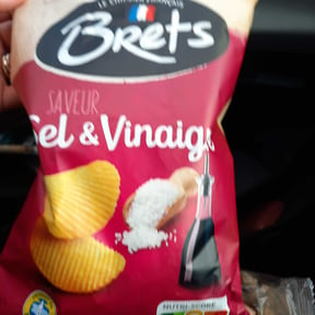 Chips Bret's Sel et vinaigre 125g - 10 paquets