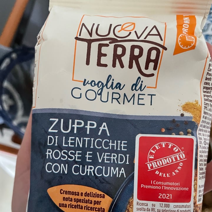 photo of Nuova Terra Zuppa di lenticchie rosse e verdi con curcuma shared by @aurorella on  03 May 2022 - review