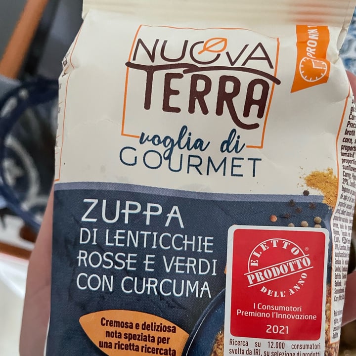 review photo of Nuova Terra Zuppa di lenticchie rosse e verdi con curcuma shared by @aurorella on 03 May 2022 - review