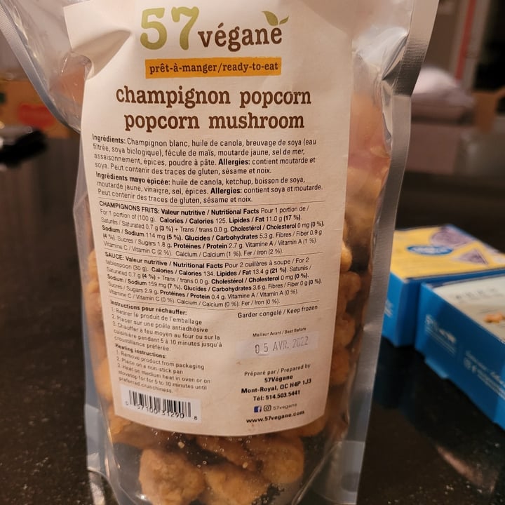 photo of Marché 57 Champignons Pop-corn shared by @emyar on  21 Nov 2021 - review