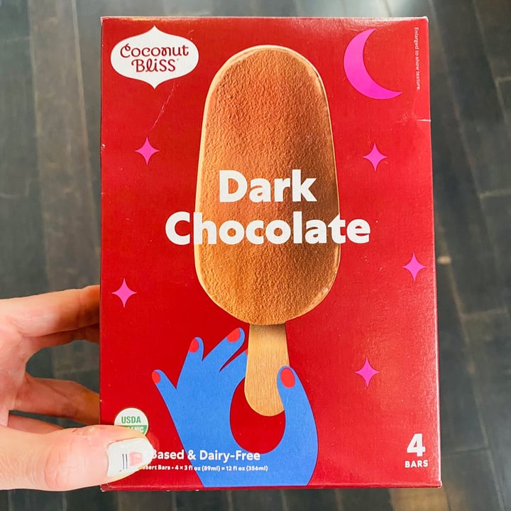 photo of Coconut Bliss Dark Chocolate Dairy-Free Frozen Dessert shared by @beckyyy on  02 Sep 2021 - review