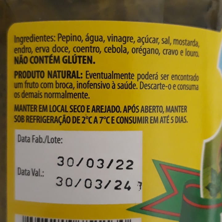 review photo of Cobblens Pepino em conserva shared by @marciabaum on 09 May 2022 - review