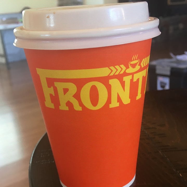 review photo of Frontier Café Oat Milk Latte shared by @vegancheeze on 02 Oct 2021 - review