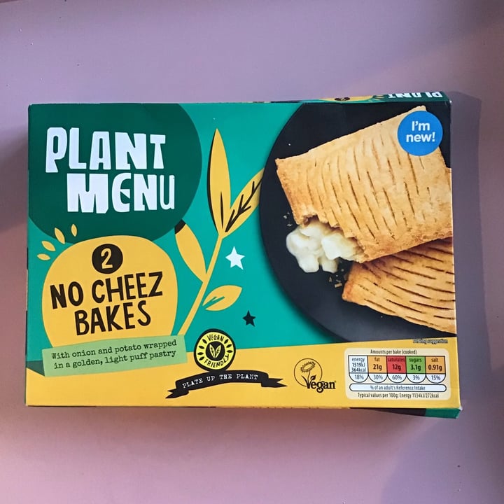 photo of Plant Menu No cheez bakes shared by @missjuliep on  21 Nov 2020 - review
