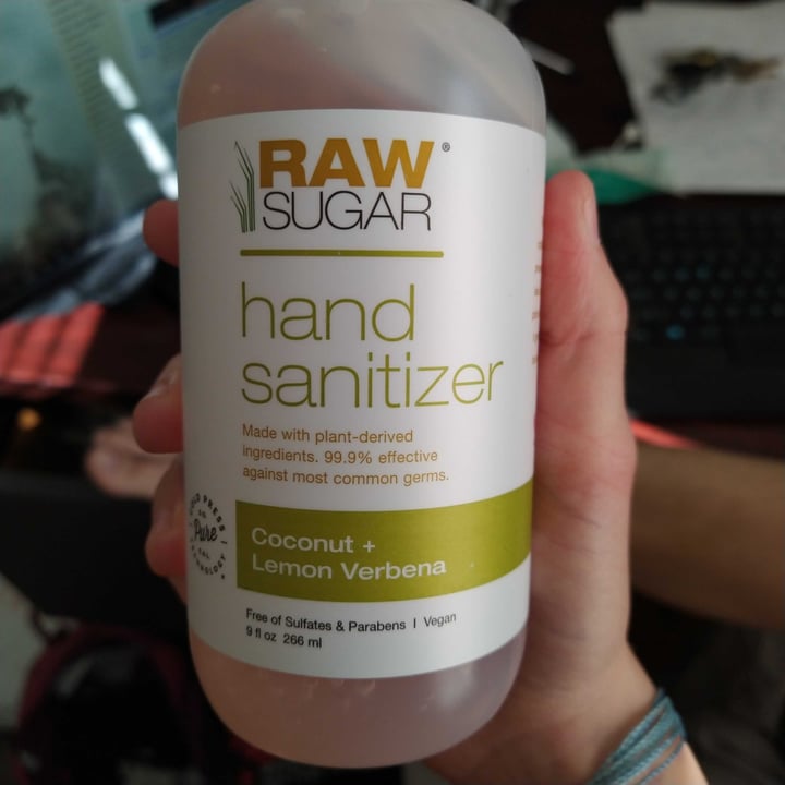 photo of Raw Sugar Coconut + Lemon Verbena Hand Sanitizer shared by @onionkraut on  07 Apr 2021 - review