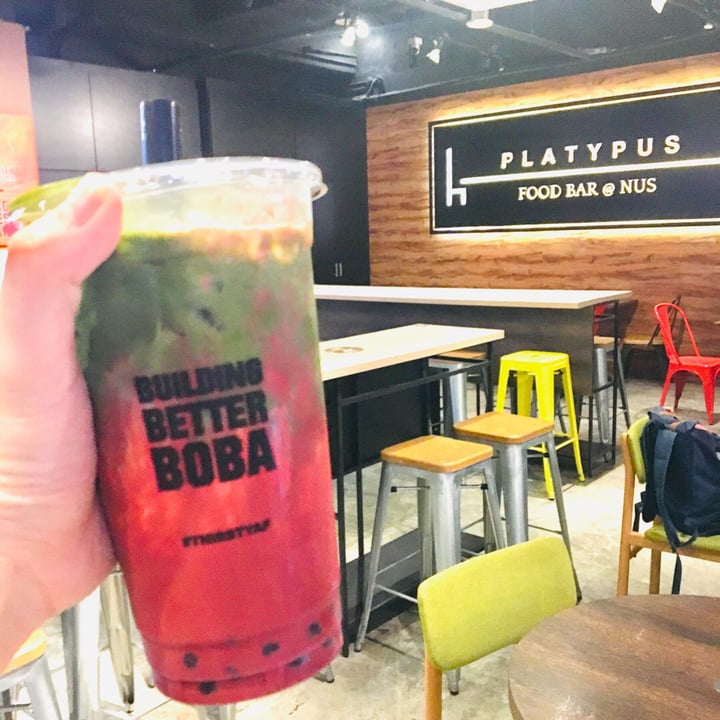 photo of Platypus Foodbar (Closed) Thirsty Guys Velvetbrew Mexican Matcha Boba shared by @herbimetal on  12 Jul 2019 - review
