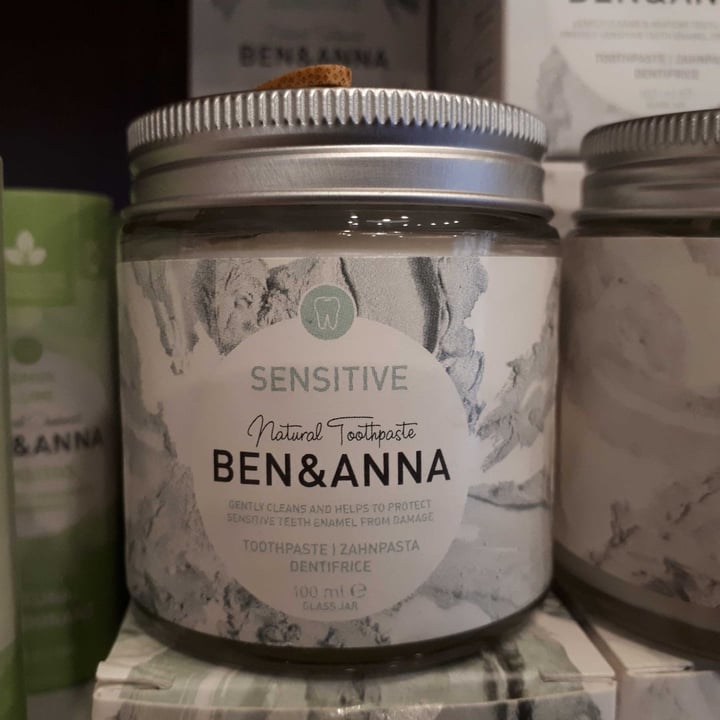 photo of Ben & Anna Sensitive Toothpaste shared by @anaja on  07 Mar 2020 - review