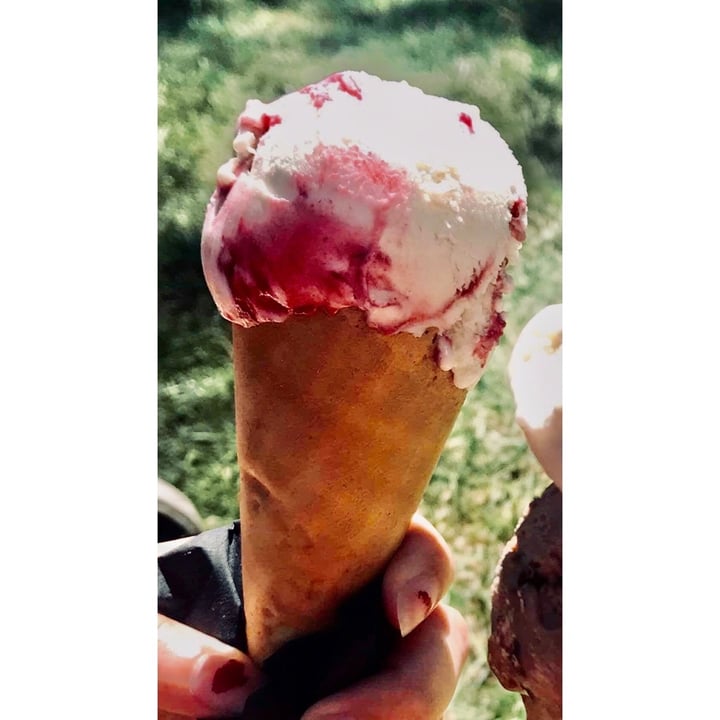 photo of Booja-Booja Raspberry Ripple Ice Cream shared by @sophieveena on  01 Apr 2020 - review