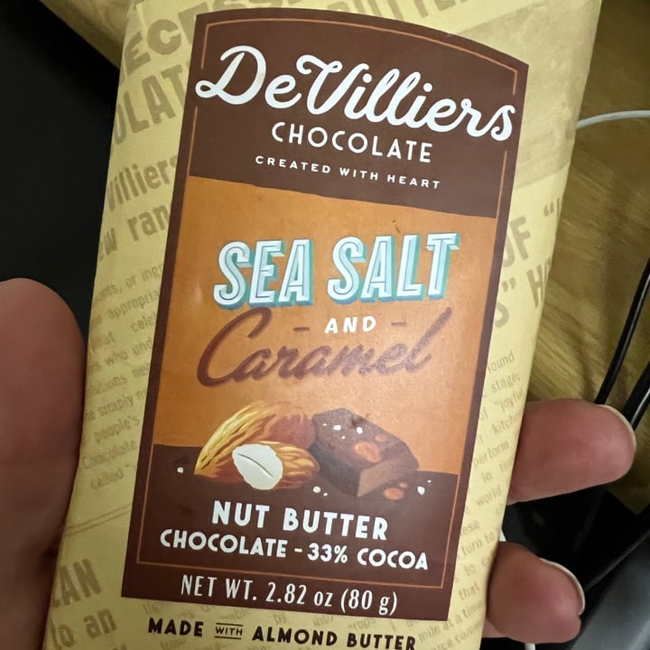 photo of De Villiers Chocolate De Villiers Sea Salt & Caramel chocolate shared by @bianca1701 on  13 Aug 2022 - review