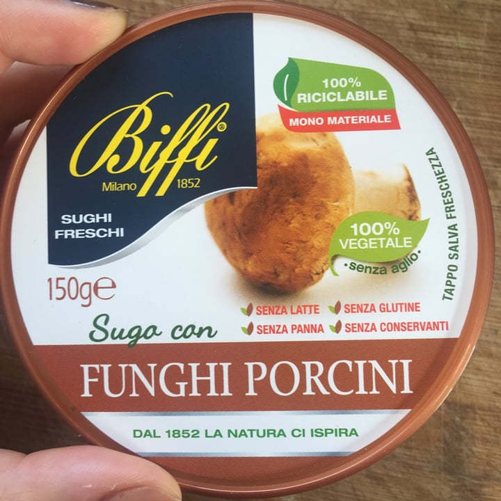 photo of Biffi Sugo vegetale con funghi porcini shared by @maddalenasaettu on  10 May 2021 - review