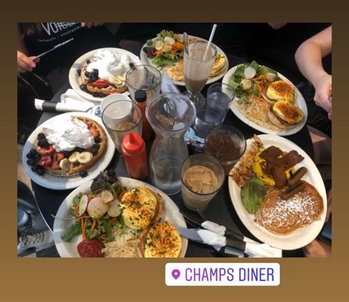 photo of Champs Diner Tofu Benedict shared by @sauphya on  07 Mar 2020 - review
