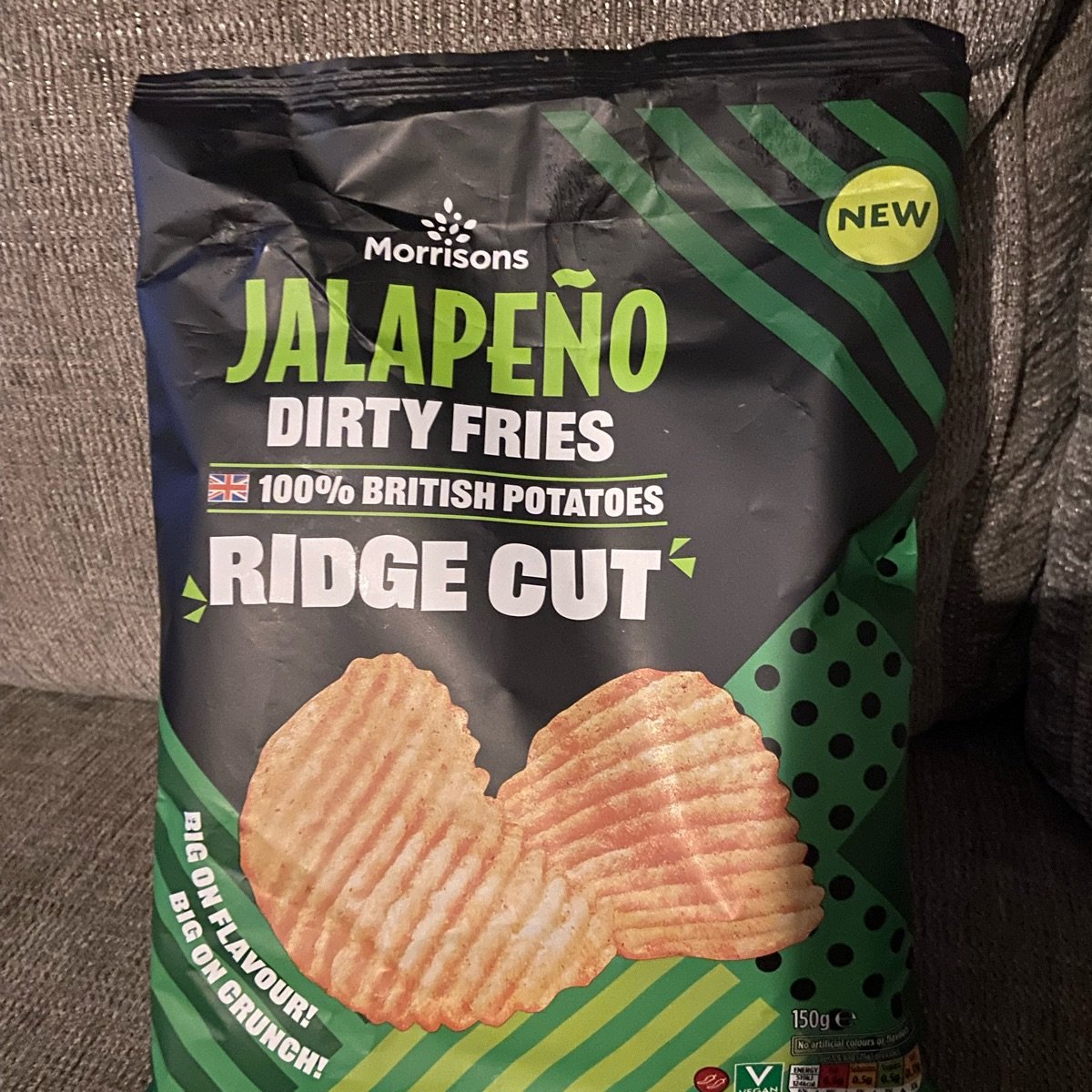 Morrisons jalapeno dirty fries ridge cut crisps Reviews abillion