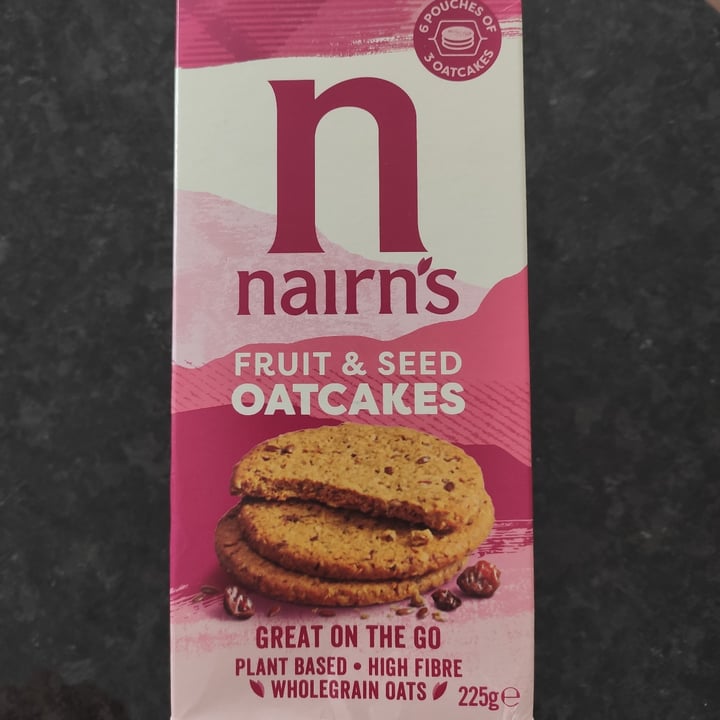 photo of Nairn’s Oat Biscuits Fruit & Seed Oatcakes shared by @ommarco on  08 Aug 2022 - review