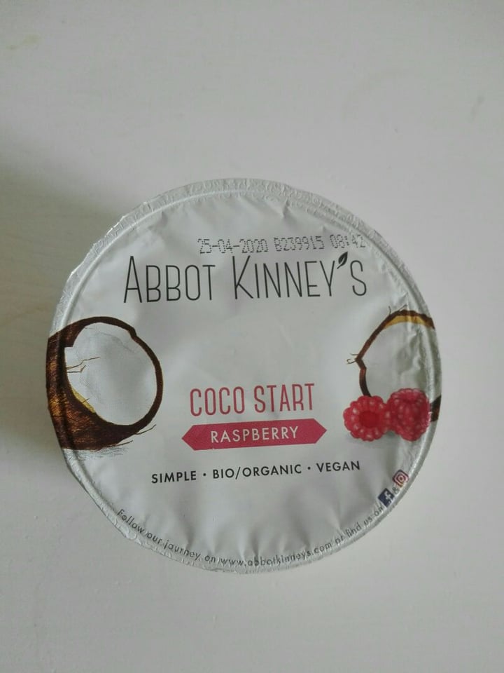 photo of Abbot Kinney’s Coco Start Raspberry shared by @queeervegan on  19 Apr 2020 - review