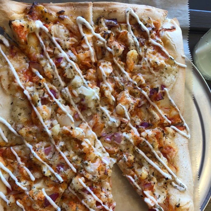 review photo of The Bald Strawberry Buffalo Cauliflower Pizza shared by @sam1m1ller on 16 Jul 2020 - review