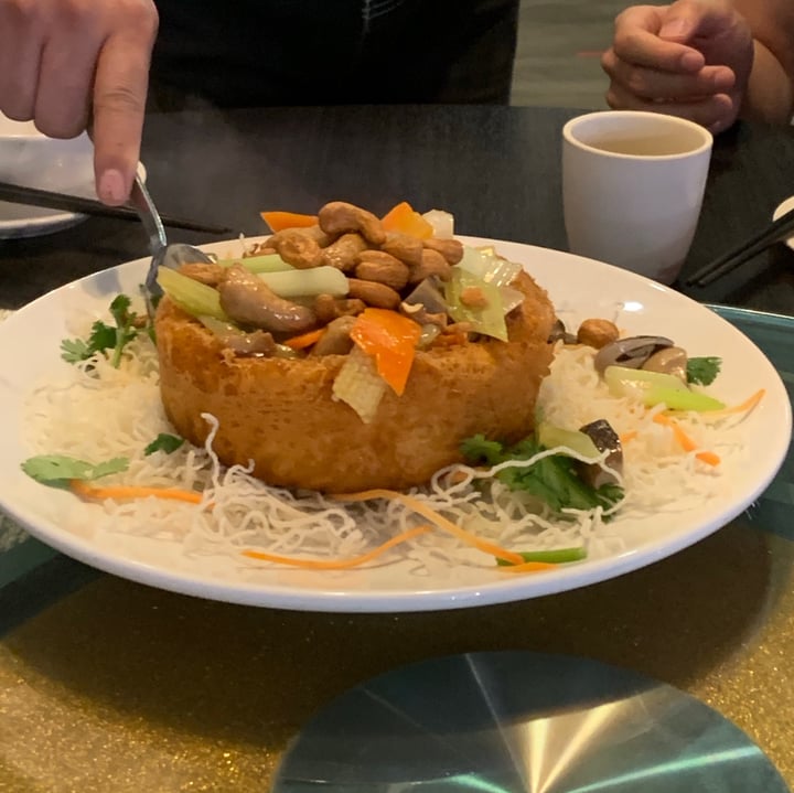 photo of New Fut Kai Vegetarian Restaurant Sweet potato ring shared by @cathymaggots on  30 Aug 2020 - review