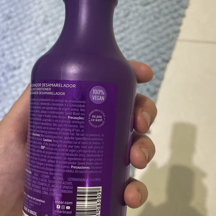 review photo of Inoar Speed blond shared by @manoela06 on 18 Nov 2022 - review
