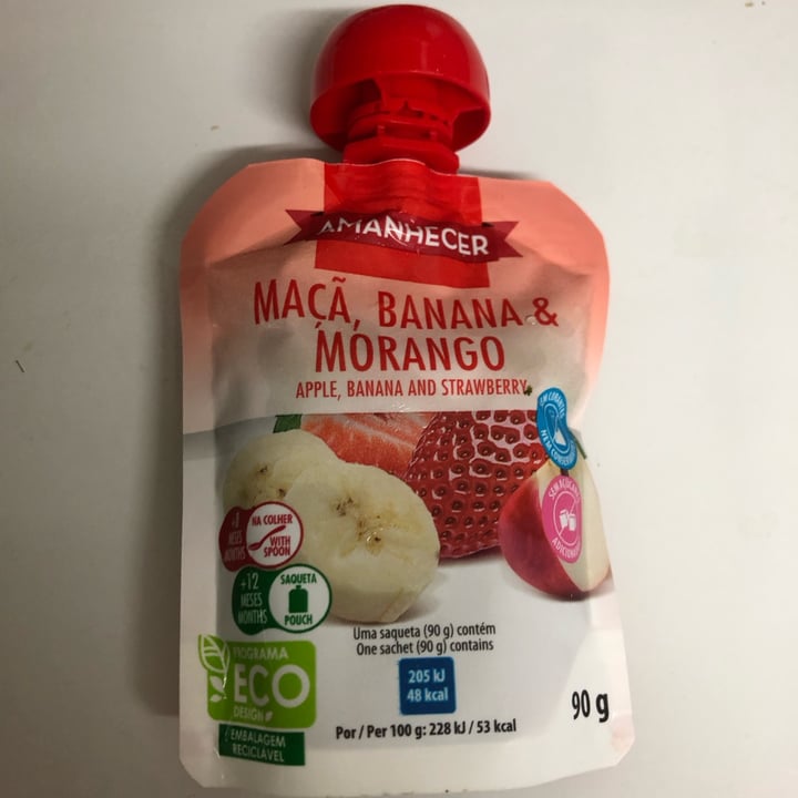 review photo of Amanhecer Maça Banana & Morango shared by @claudiaalmeida on 27 Sep 2022 - review