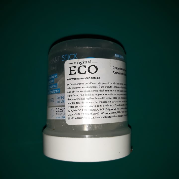 review photo of Original ECO Desodorant Stick Cristal d'Alun shared by @kellycunha on 05 Jun 2022 - review