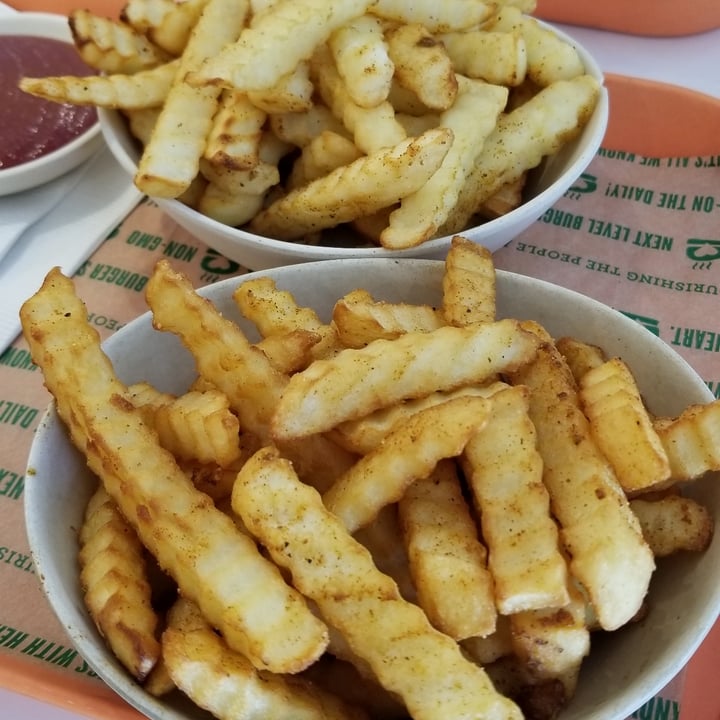 photo of Next Level Burger Brooklyn Crinkle Cut French Fries shared by @tracyrocks on  05 Oct 2020 - review