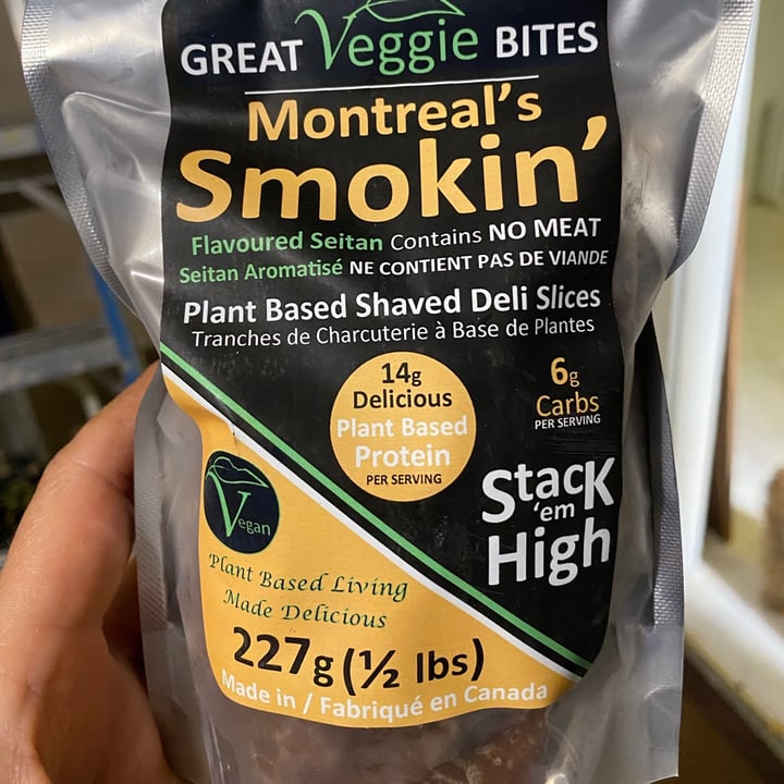 photo of Great veggie bites Montreal’s Smokin’ Flavoured Seitan shared by @lisaj on  26 Jun 2021 - review
