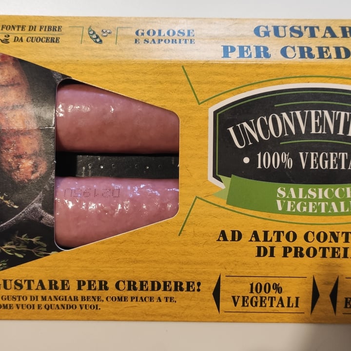 photo of Unconventional Salsicce Vegetali - Sausages shared by @mominski on  22 Aug 2022 - review
