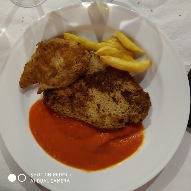 Photo of the dish “Seitan a la plancha”