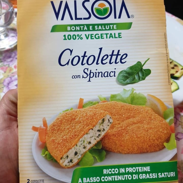 photo of Valsoia Cotolette con spinaci shared by @gianlucaforanimals on  02 Jul 2022 - review